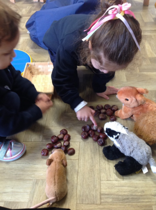 tea party for woodland animals