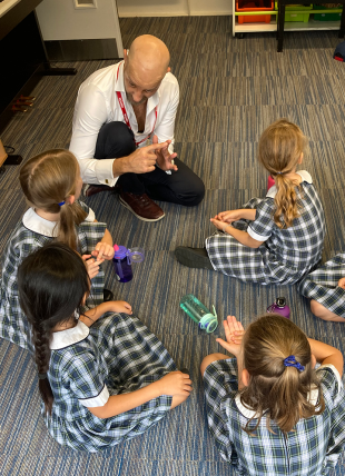 Life Skills - A sign language expert with Falcons girls